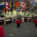 The aircraft carrier USS John C. Stennis (CVN 74) hosts a reception