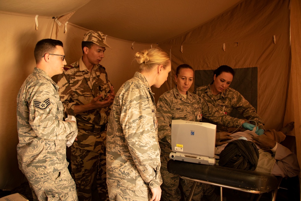 Humanitarian civic assistance during African Lion 2019