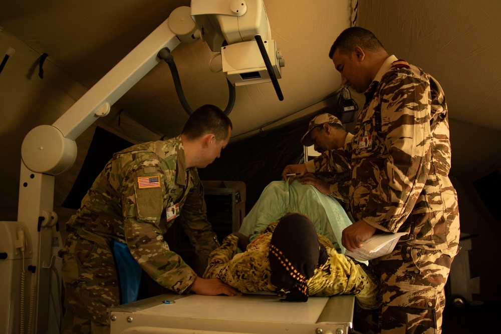Humanitarian civic assistance during African Lion 2019