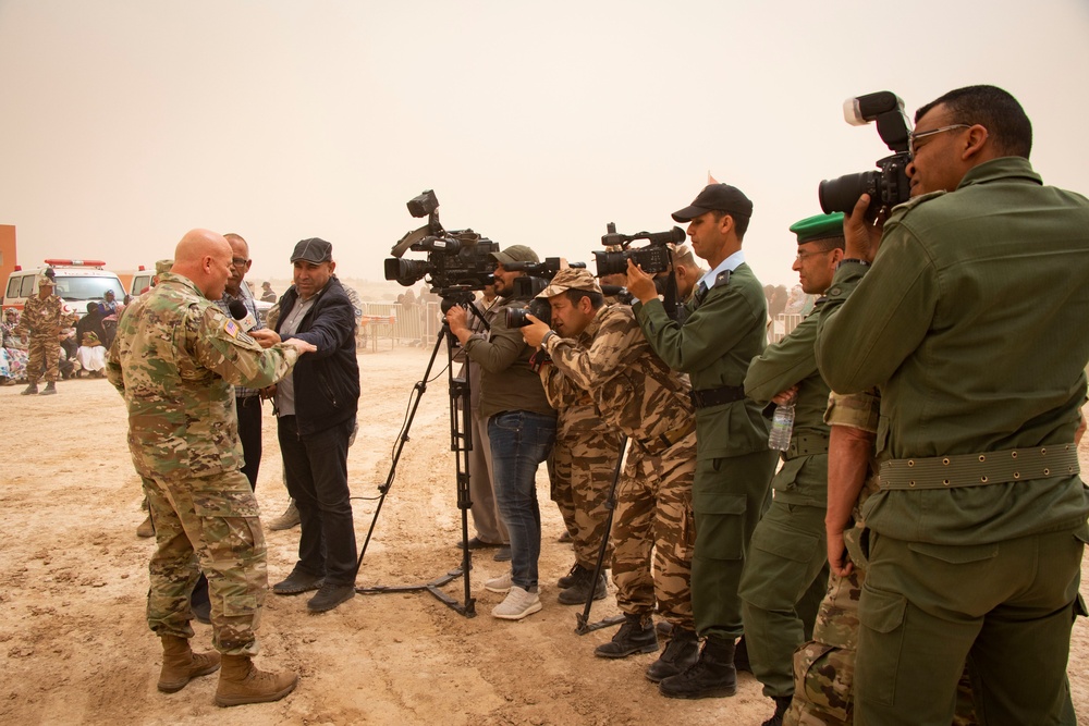 Humanitarian civic assistance during African Lion 2019