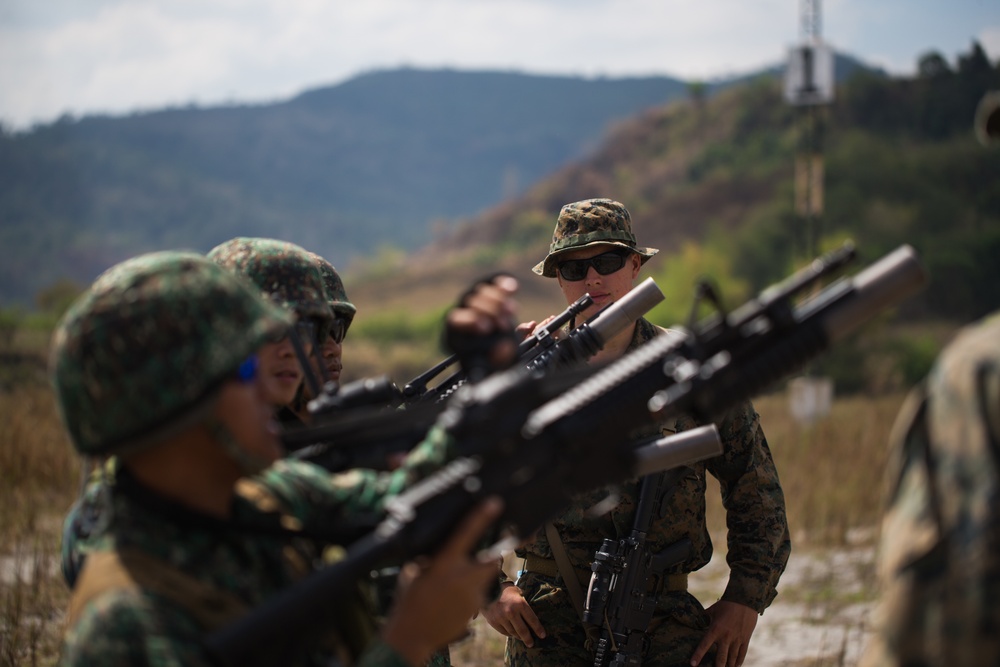 Balikatan 2019: U.S. and Philippine Marines participate in Combined-Arms Live Fire at CERAB