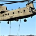 Chinook helicopter, crew, students combined for sling-load training supporting 89B course