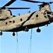 Chinook helicopter, crew, students combined for sling-load training supporting 89B course