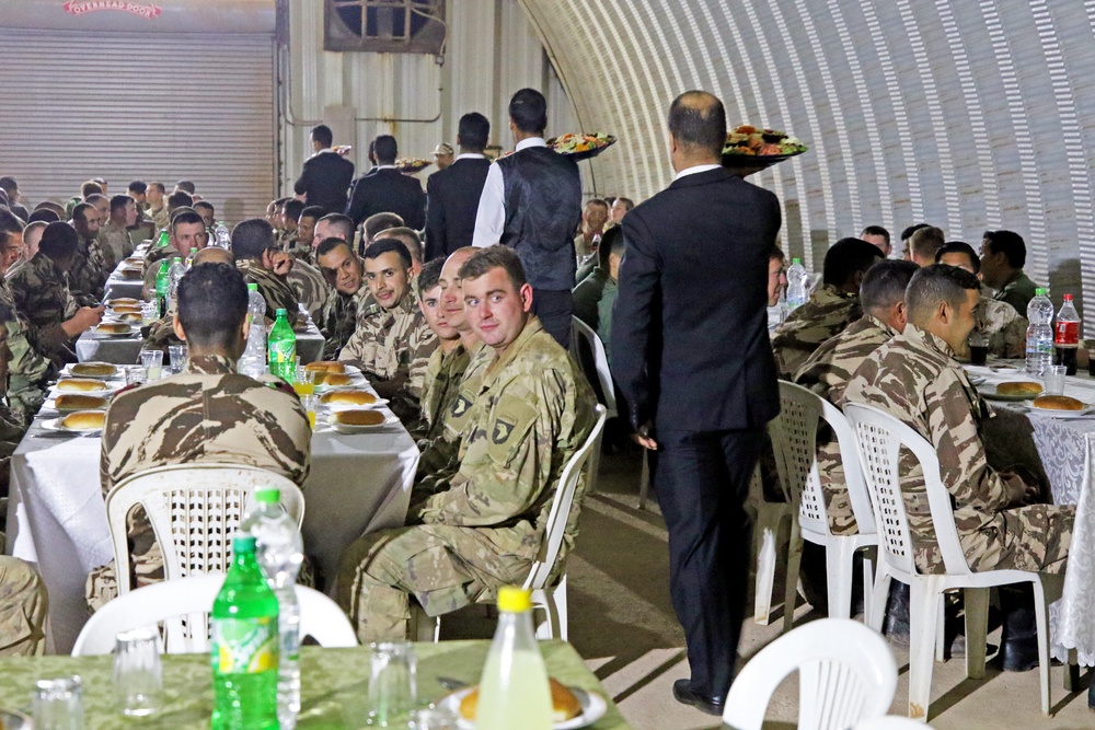 Royal Moroccan Armed Forces host dinner for African Lion 2019 Tan Tan exercise teams