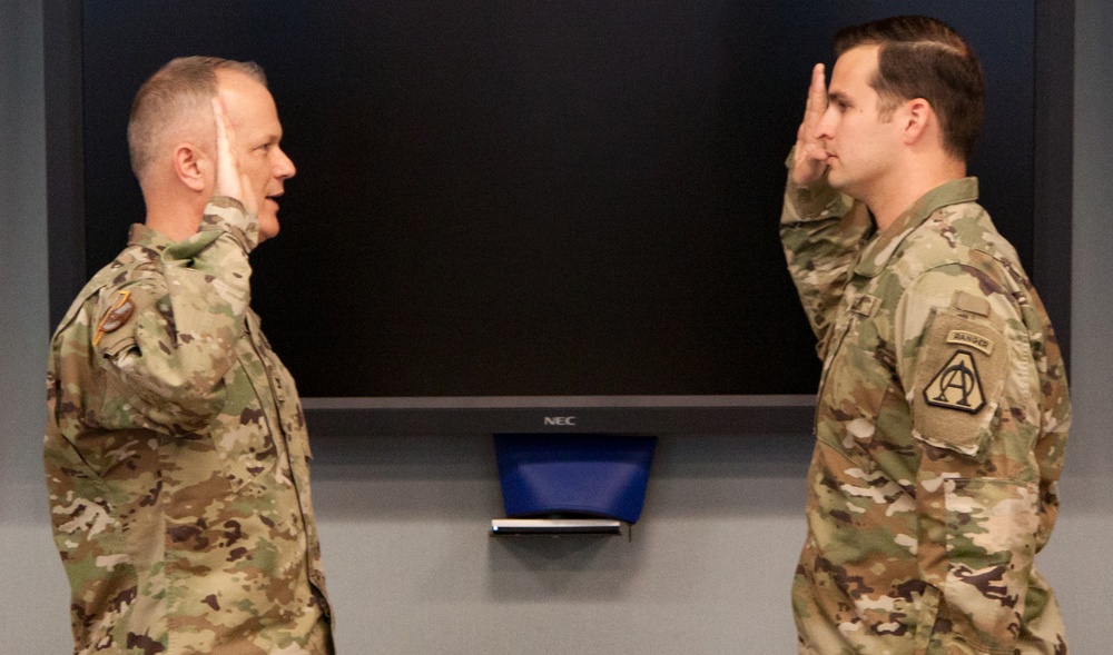 Promotion Ceremony for Maj. Alexander Morse