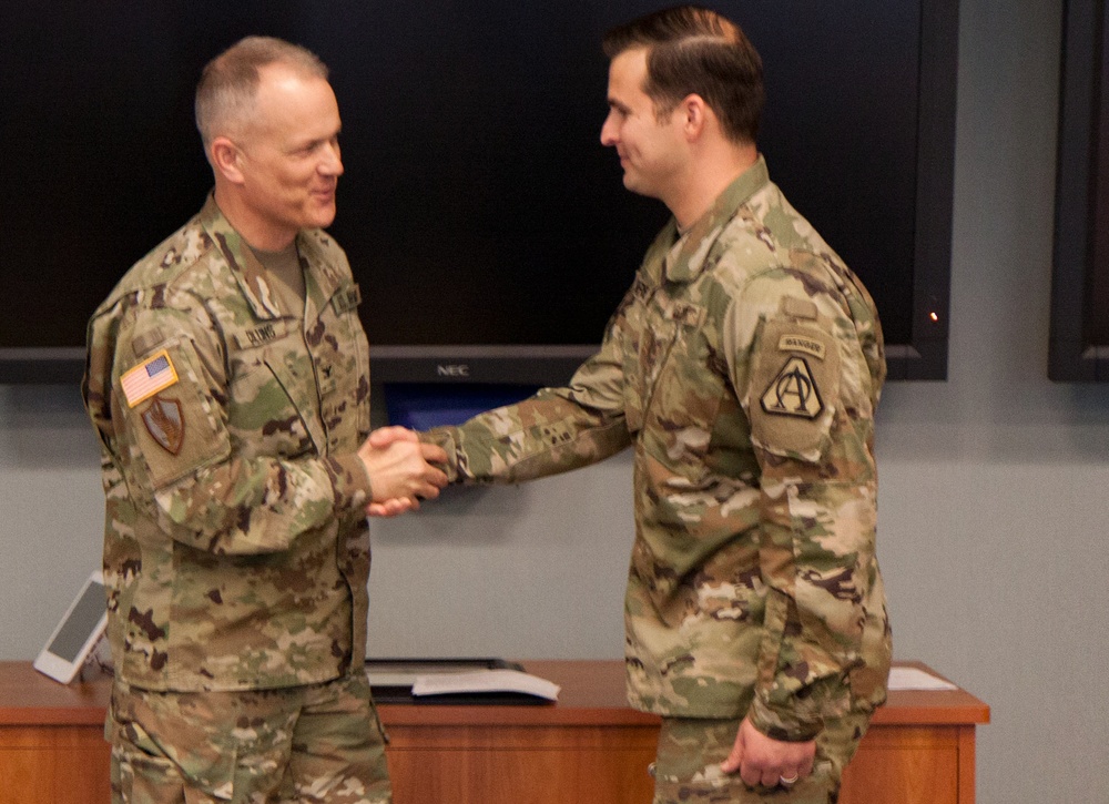 Promotion Ceremony for Maj. Alexander Morse