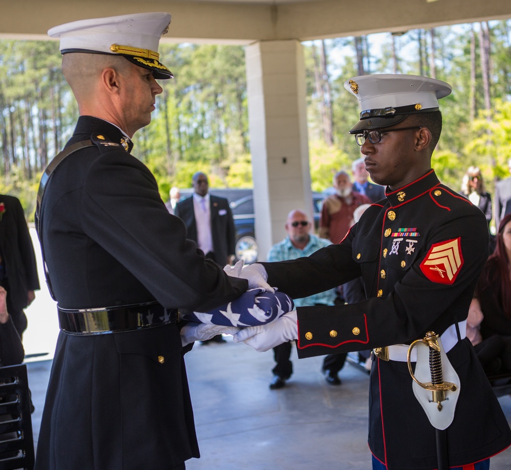 MARFORRES performs military honors