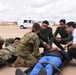 Royal Moroccan medical personnel, 86th AES practice patient care