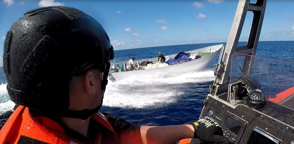 Coast Guard Cutter Steadfast intercepts panga