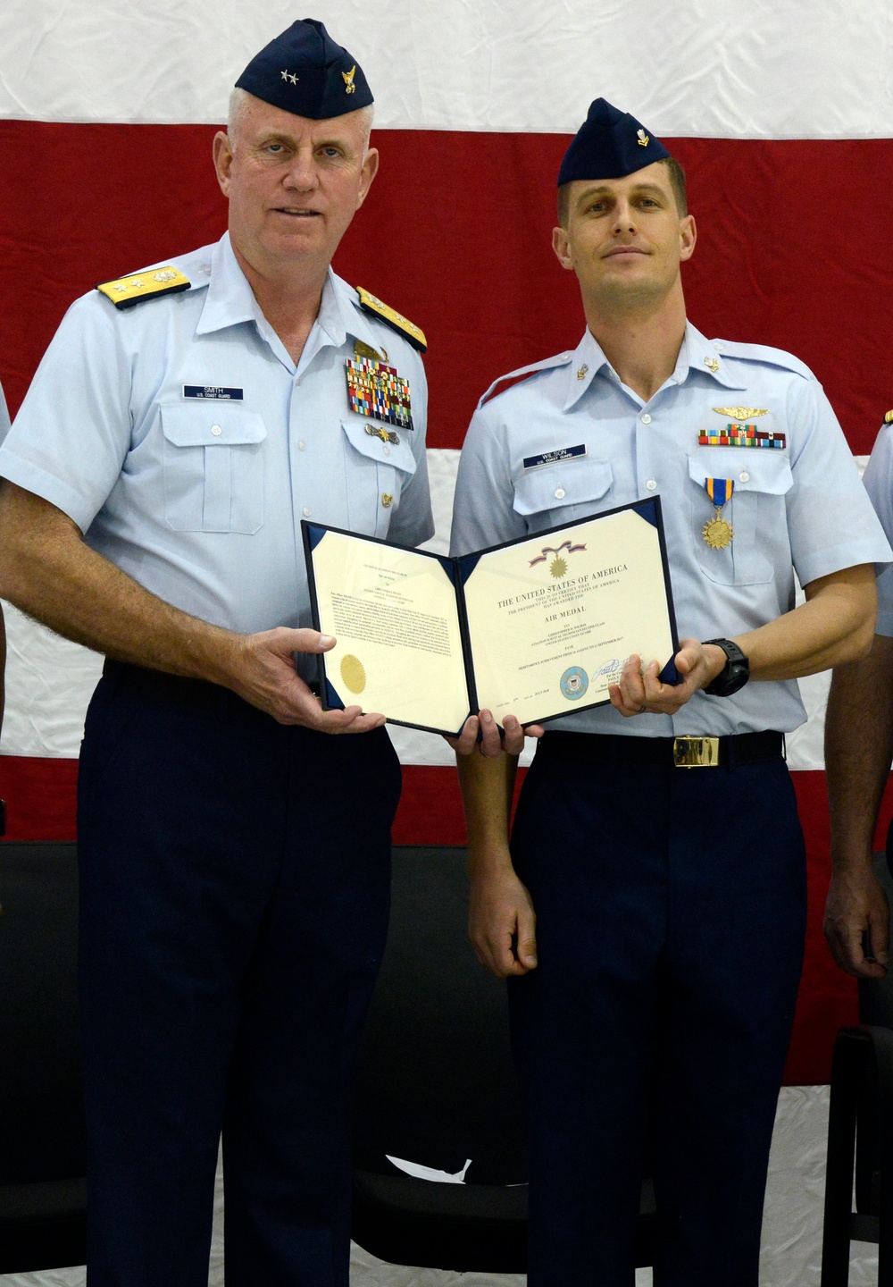 Air Station Atlantic City members awarded Air Medal