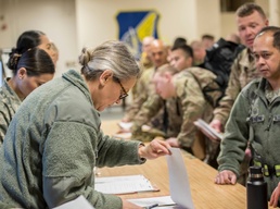Checking deployment paperwork