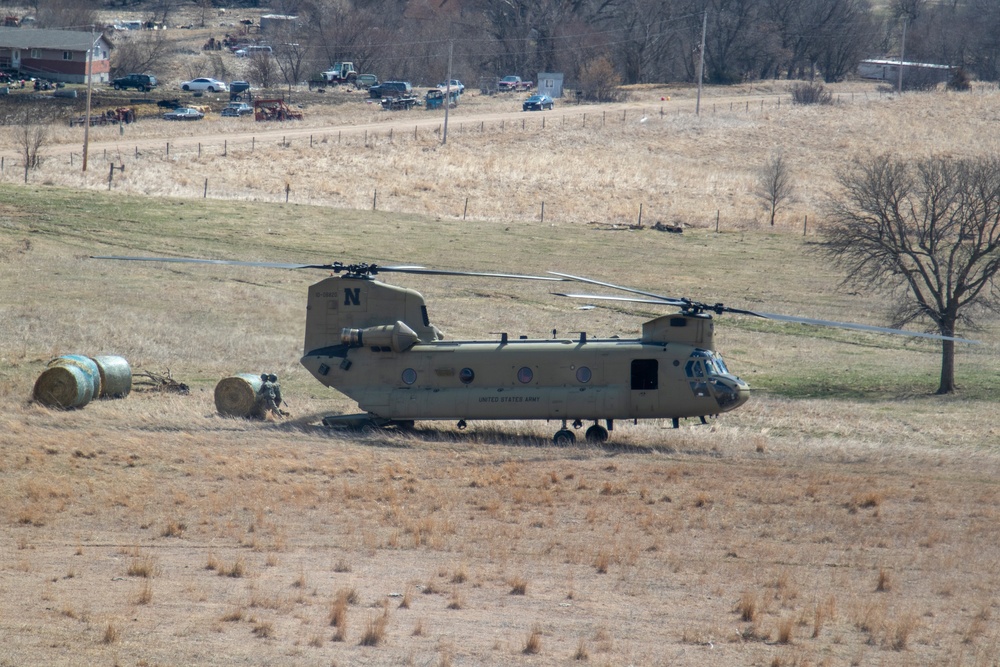 Nebraska Guard Continues Hay Operations