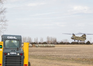 Nebraska Guard Continues Hay Operations