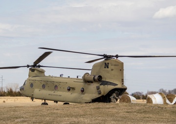 Nebraska Guard Continues Hay Operations