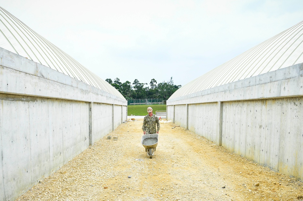 NMCB-3 Seabees Construct K-Spans