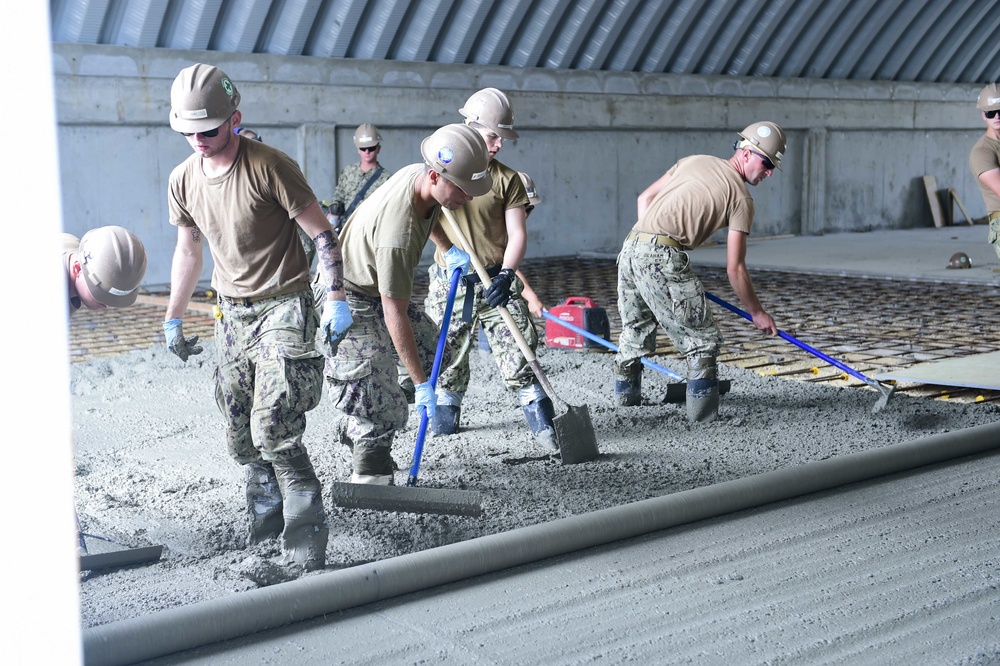 NMCB-3 Seabees Construct K-Spans