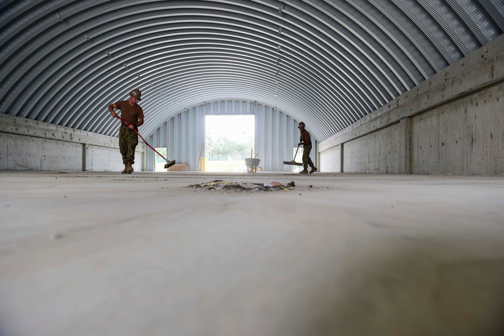 NMCB-3 Seabees Construct K-Spans