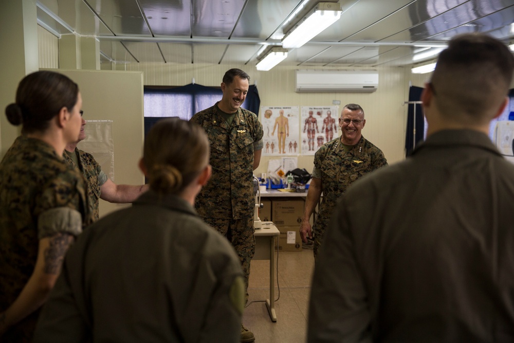 II MEF Commanding General visits SPMAGTF-CR-AF 19.2