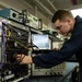 U.S Sailor calibrates a radar altimeter