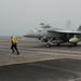 The aircraft carrier USS John C. Stennis (CVN 74) conducts flight operations