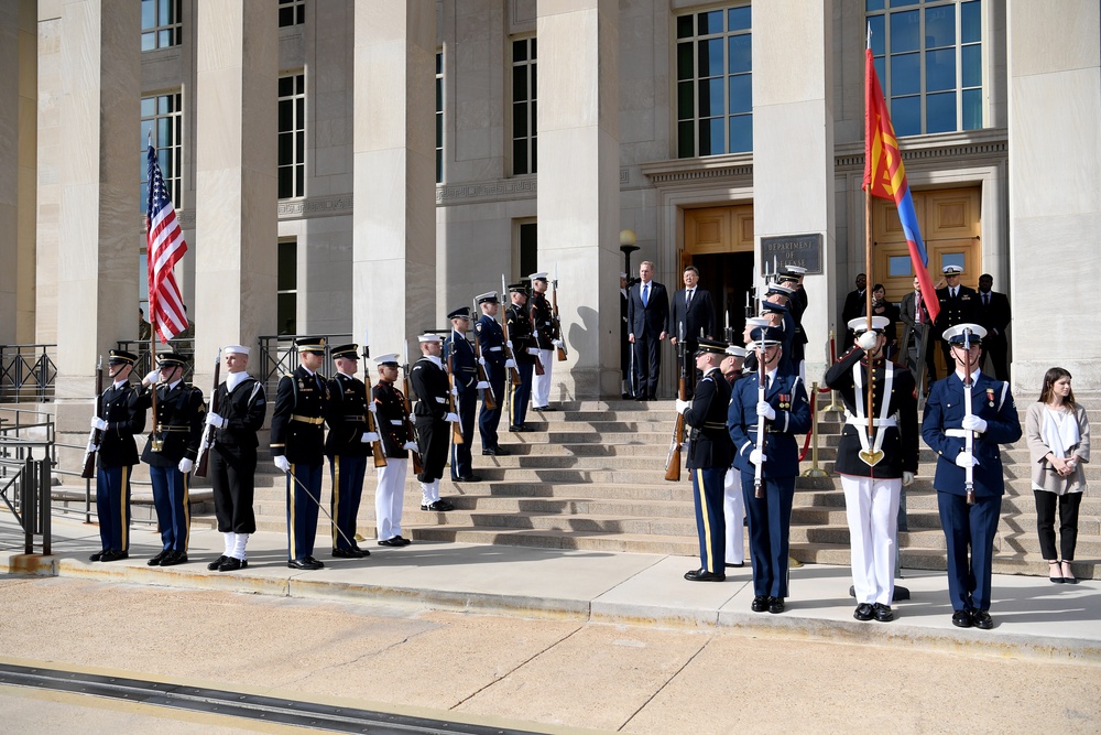 DVIDS - Images - Armed Forces Full Honor Cordon in honor the Minister ...