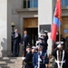 Armed Forces Full Honor Cordon in honor the Minister of Defence for Mongolia
