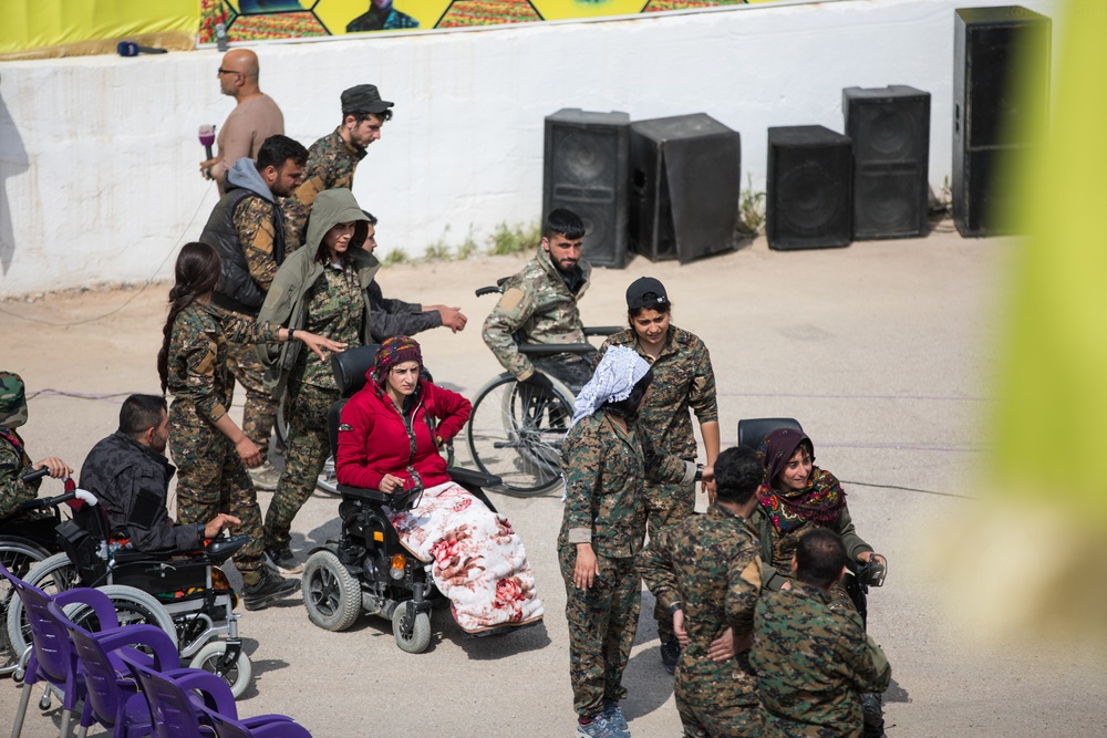 Syrian Democratic Forces Celebrate End of ISIS's So-Called Physical Caliphate