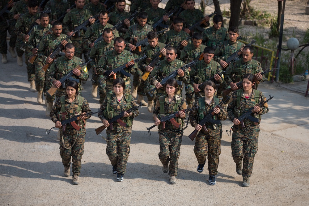 Syrian Democratic Forces Celebrate End of ISIS's So-Called Physical Caliphate