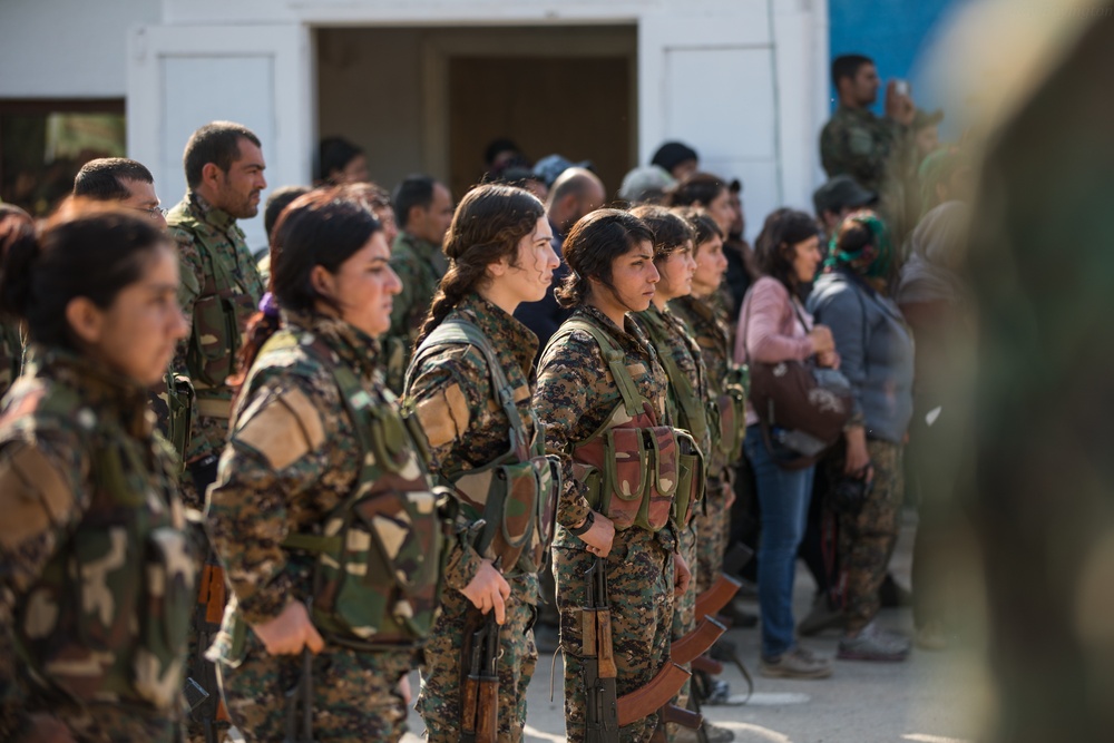 Syrian Democratic Forces Celebrate End of ISIS's So-Called Physical Caliphate