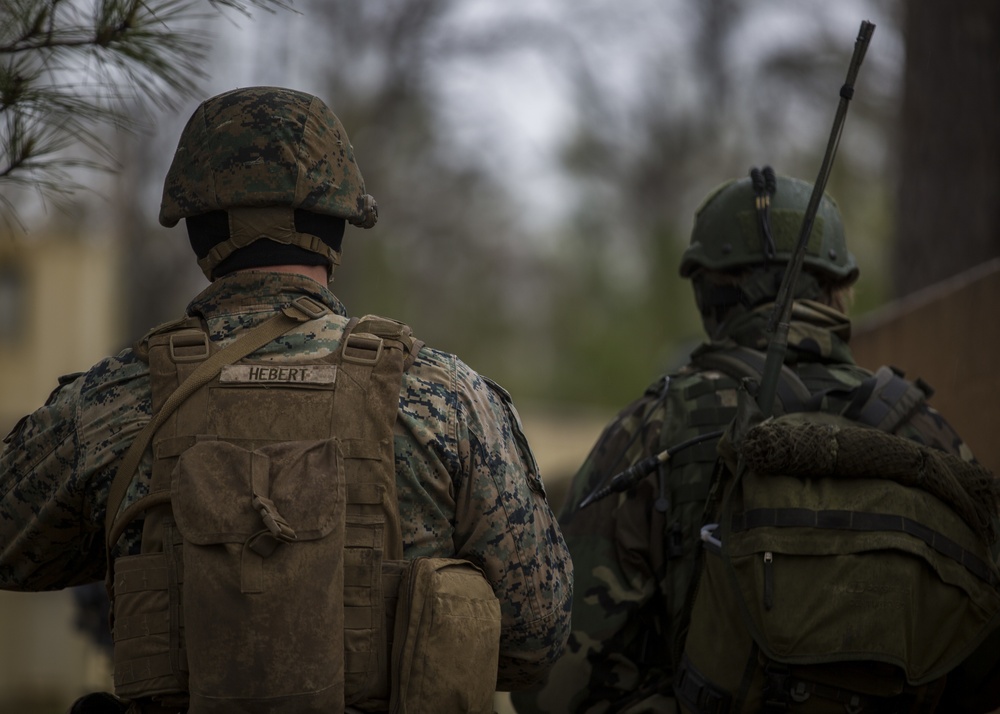 Royal Dutch Marines with 32nd Raiding Squadron and 2nd LE BN Conduct Dutch Bilateral Training