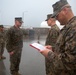 2nd Marine Division Commanding General visits Truck Company for a Meritorious Promotion