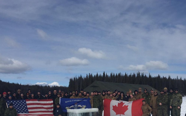 NECC Divers join U.S. Coast Guard, Canadian and British Forces Train Under the Ice