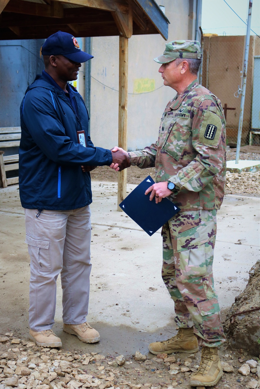 Task Force Cavalier Signal Certificate of Appreciation Presentation