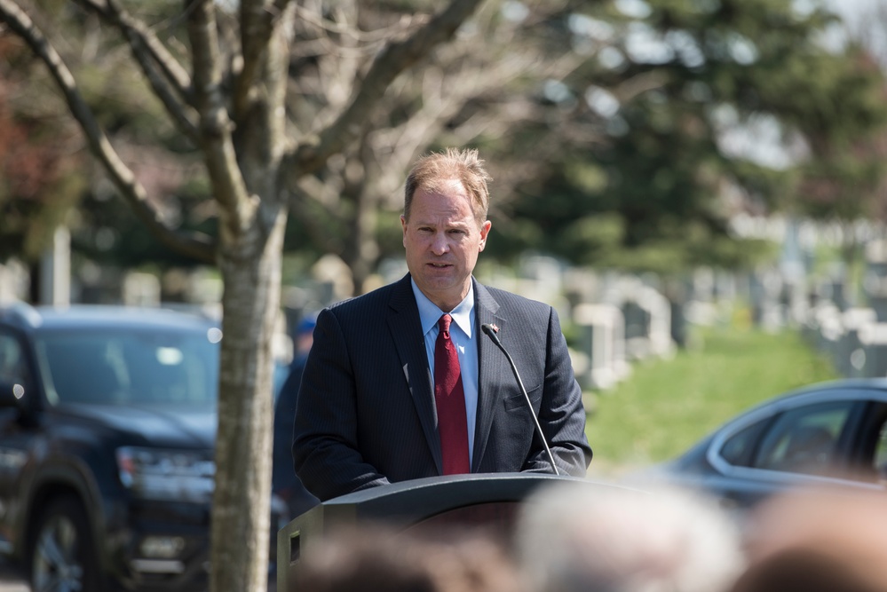 Wreath-Laying at the Battle of the Bulge Memorial
