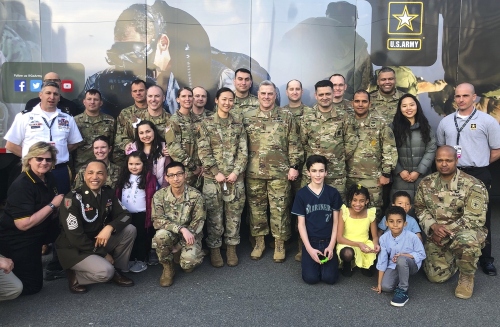 U.S. Army Gen. Mark Milley, Chief of Staff of the U.S. Army, recognizes New England Recruiting Battalion, U.S. Army Recruiting Command