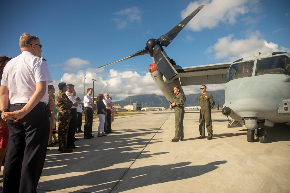 Foreign Naval Attachés visit MCBH