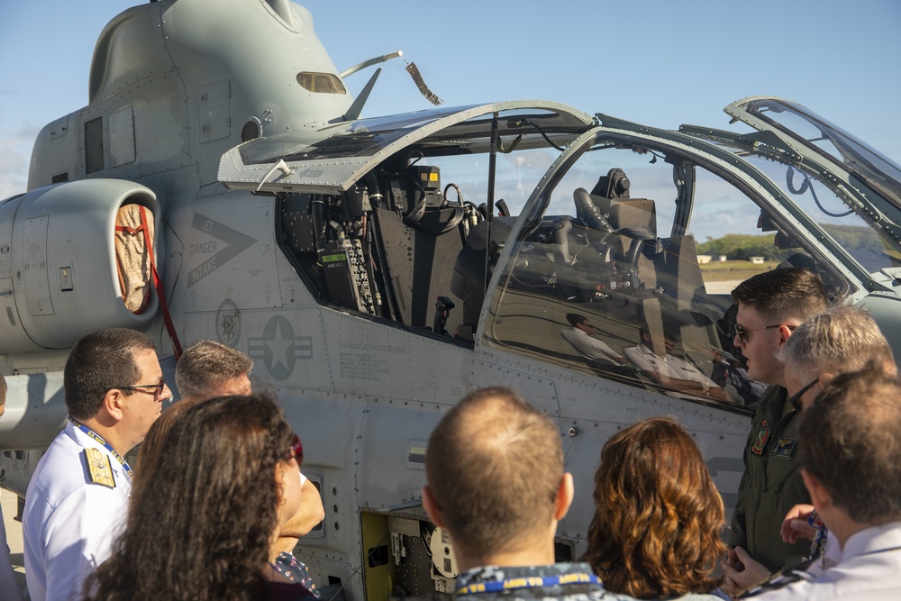 Foreign Naval Attachés visit MCBH