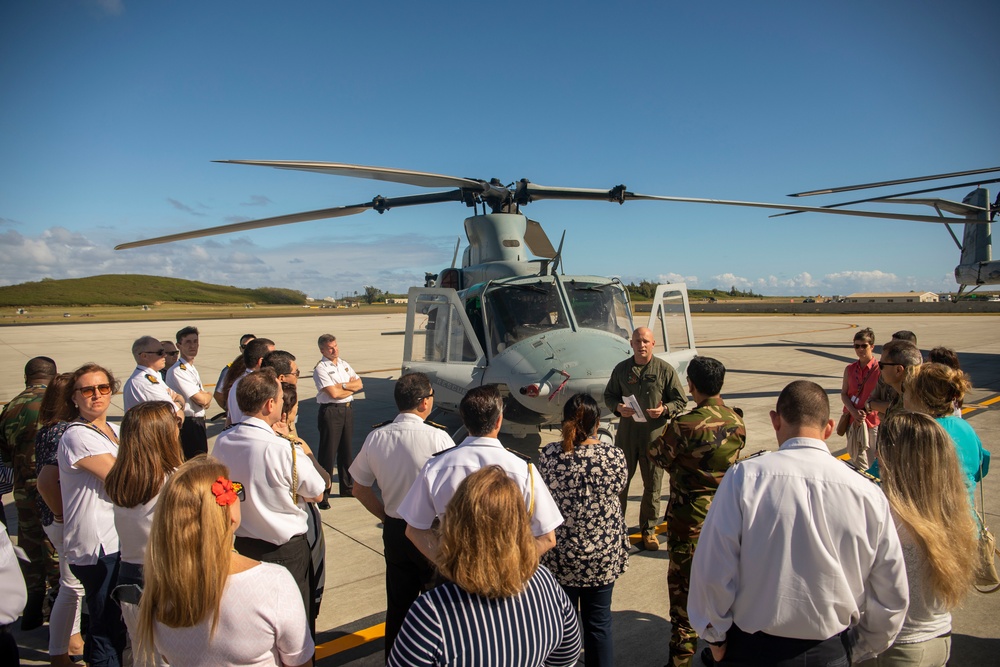 Foreign Naval Attachés visit MCBH