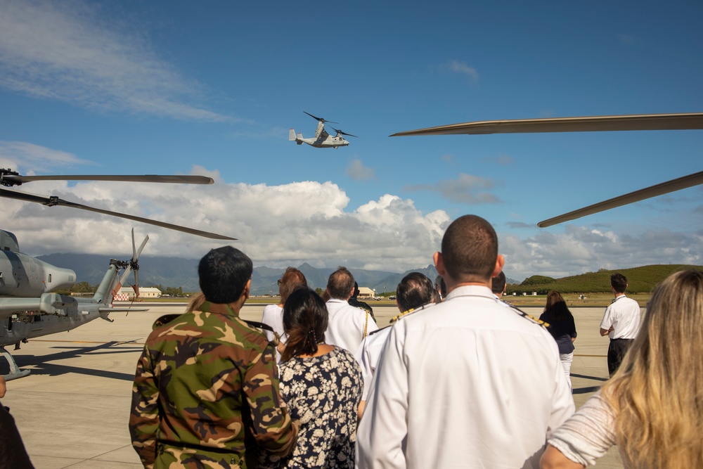 Foreign Naval Attachés visit MCBH