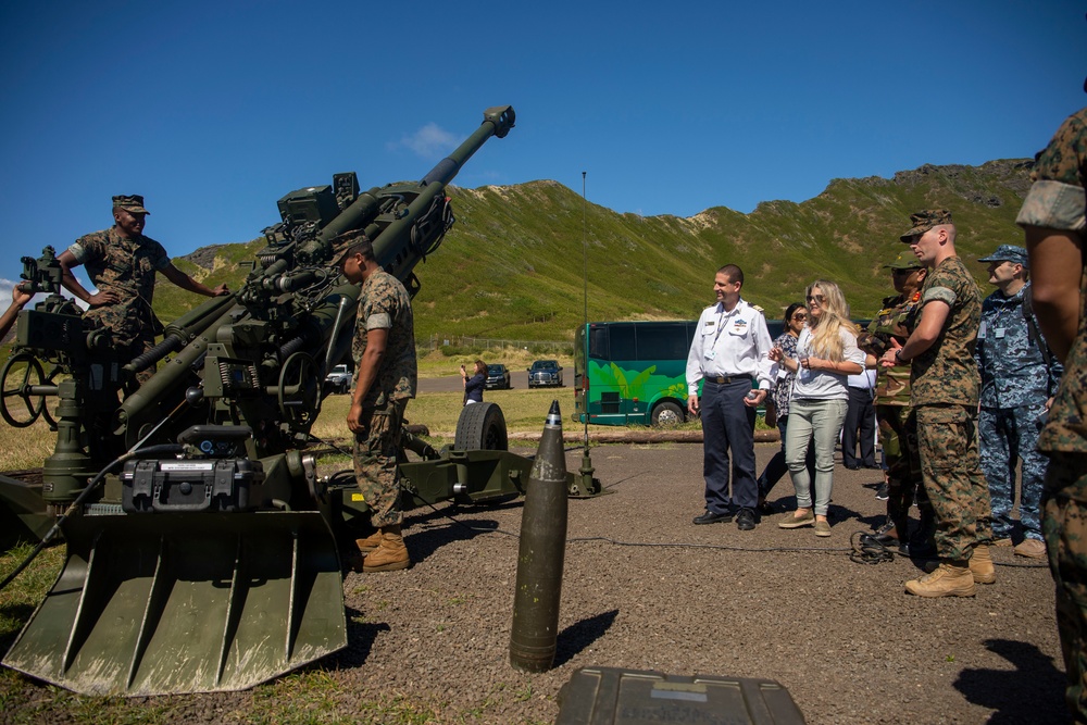 Foreign Naval Attachés visit MCBH