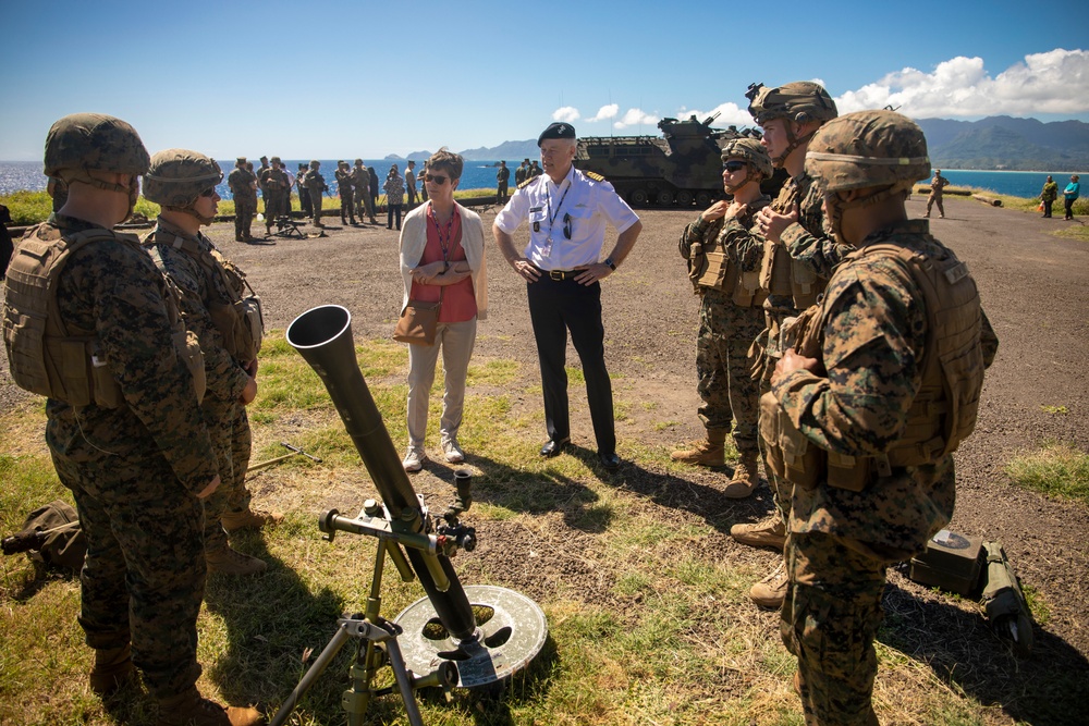 Foreign Naval Attachés visit MCBH