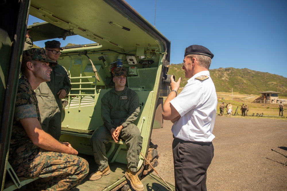 Foreign Naval Attachés visit MCBH