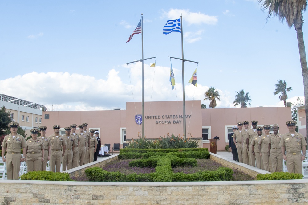 Naval Support Activity Souda Bay held a Chiefs Birthday Ceremony, April 1, 2019.