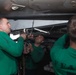 U.S. Sailor processes waste