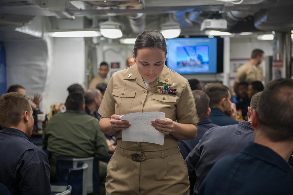 USS Stockdale celebrates 126th chief petty officer birthday