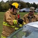 101st and 103rd Firefighters Team Up For Training at Savannah Air National Guard