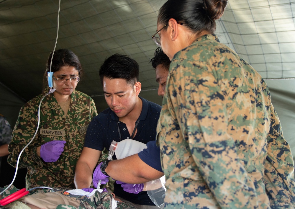 Pacific Partnership 2019 Malaysia: Medical Evacuation Exercise