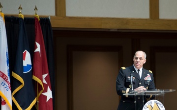AMC Commander speaks at ROTC luncheon