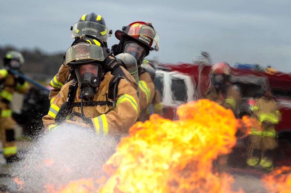 52nd CES Fire Department sparks interest in high school student