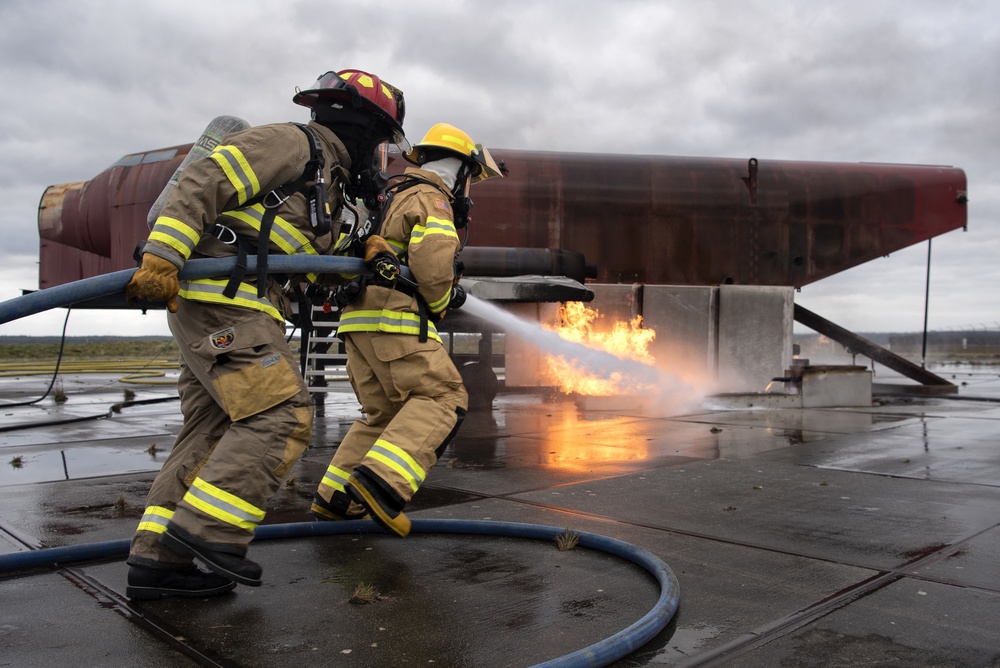 52nd CES Fire Department sparks interest in high school student